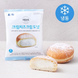 매일유업 데르뜨 크림치즈 크림도넛 (냉동), 95g, 1개