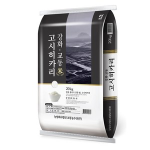 교동농수산 강화교동 2024년산 햅쌀 고시히카리쌀 백미 상등급, 20kg, 1개