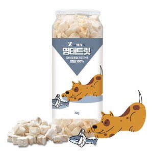 쥬맥스 강아지 명태트릿 사사미 60g, 1개, 명태맛