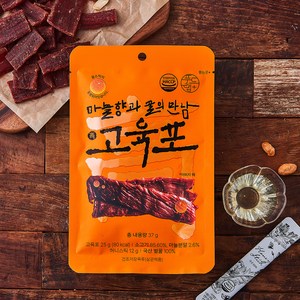 푸드랩플러스 마늘향과 꿀의 만남 고육포 25g + 허니스틱 12g 세트, 1세트