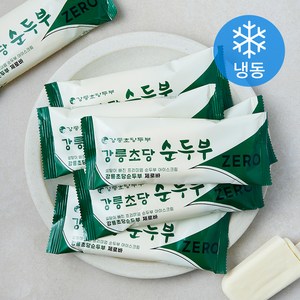 강릉초당순두부 제로바 아이스크림 (냉동), 80ml, 8개