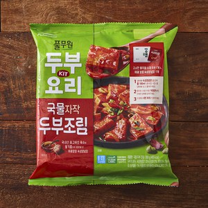 풀무원 국물 두부 조림, 380g, 1개