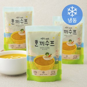 제주eat 한끼수프 단호박 (냉동), 200g, 3개