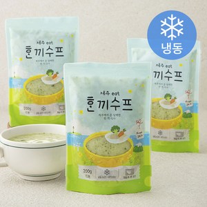 제주eat 한끼수프 브로콜리 (냉동), 200g, 3개