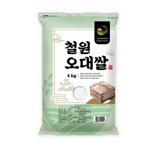 대한농산 2024년산 햅쌀 철원오대쌀 상등급, 4kg, 1개, 상