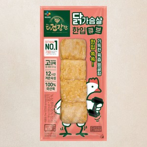 더건강한 닭가슴살 한입큐브, 80g, 1개