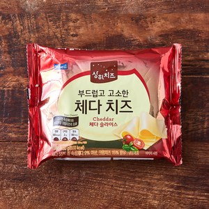 상하치즈 부드럽고 고소한 체다슬라이스 10매입, 180g, 1개