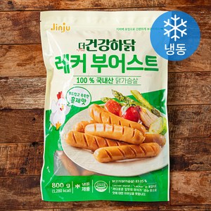 진주햄 더건강하닭 레커 부어스트 닭가슴살 (냉동), 800g, 1개