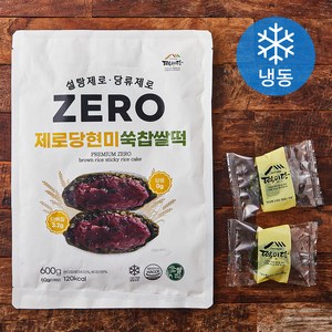 떡미당 제로당 현미 쑥찹쌀떡 10개입 (냉동), 600g, 1개