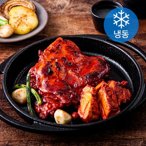 랜선식당 48시간 마늘숙성 통다리살 닭갈비 (냉동), 400g, 1개