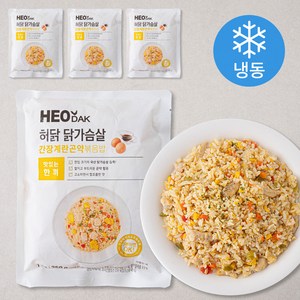 허닭 닭가슴살 간장계란 곤약 볶음밥 1인분 (냉동), 250g, 4팩