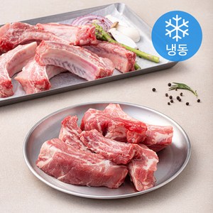 푸드장 미국산 돼지 쪽갈비 (냉동), 1kg, 1개