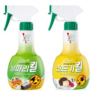 비오킬 살충제 날파리킬 370ml + 진드기킬 370ml 세트, 1세트