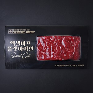 카길엑셀 미국산 엑셀비프 플랫아이언 부채살 (냉장), 1개, 300g