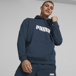 [PUMA]푸마_남성용_에센셜+ 2 COL 빅 로고 후디 FL_ESS+ 2 COL BIG LOGO HOODIE FL_블루