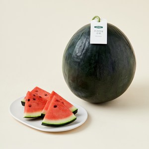 프리미엄 흑수박, 7kg 미만, 1개