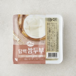 맑은물에 담백 쌈두부, 100g, 1개