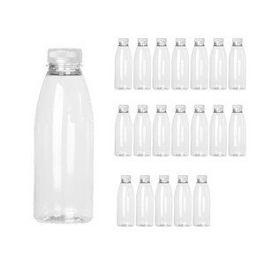 서울패키지 투명 음료 페트병 화이트, 450ml, 20개