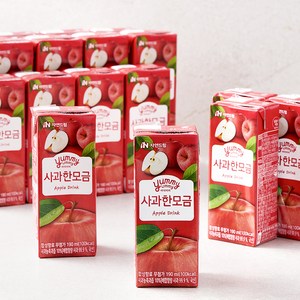 자연드림 야미야미 사과 한모금, 190ml, 24개