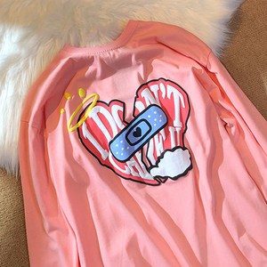 닥터밴드 엔젤 하트 러블리 임산부 루즈핏 맨투맨