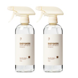 살림백서 베이비 & 키즈 욕조클리너, 2개, 500ml