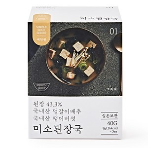 예찬원 미소된장국, 40g, 1개