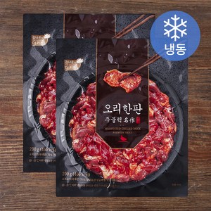 김나운더키친 오리한판 주물럭 (냉동), 200g, 2개