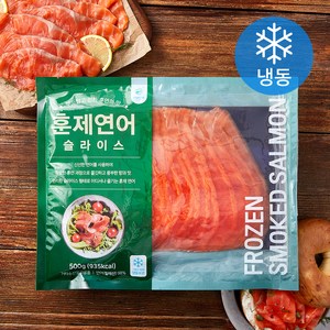 은하수산 훈제연어 슬라이스 (냉동), 500g, 1개