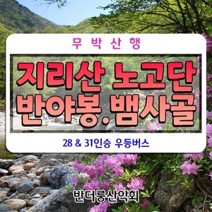 [전북 남원] 지리산노고단운해 일출 반야봉 뱀사골계곡 28인승 리무진버스