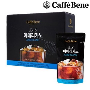 카페베네 커피 파우치 아메리카노, 190ml, 10개