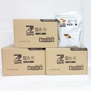 잡스 스톰 500g 쥐알약 어떤쥐라도 효과직방 쥐포획 창고 식당 식품 공장 지하실 외부 12개, 12개입