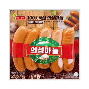 롯데푸드 의성마늘 프랑크 350g, 1개