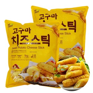 이지푸드 고구마치즈스틱 25gx약40개입 1kgx2봉, 2개, 1kg