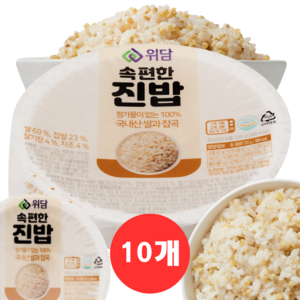 소화 잘되는 즉석밥 위담 한방 속편한 진밥 220g X 10개