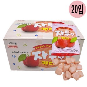 선미식품 자두맛 캔디 40g, 20개