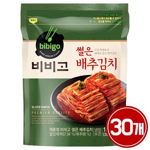 비비고 썰은 배추김치, 100g, 30개