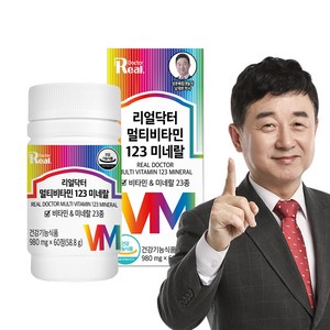 리얼닥터 멀티비타민 123 미네랄, 60정, 1개