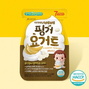 아이배냇 핑거 요거트, 바나나, 20g, 4개