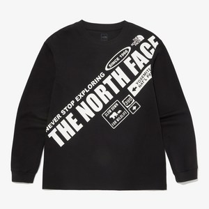 [매장정품] 노스페이스 NORTHFACE키즈 NT7TQ52T 키즈 익스플로어 레터링 긴팔 라운드 티 KS EXPLORER LETTERING L/S R/TEE 963993