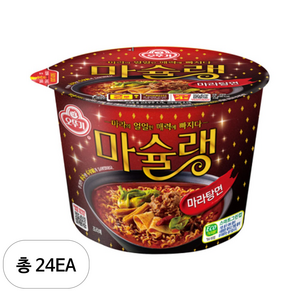 오뚜기 마슐랭 마라탕면 용기 130g, 24개