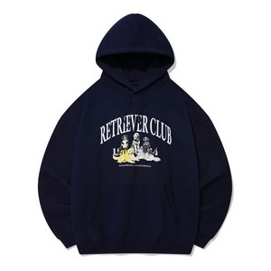 리트리버클럽 RETRIEVER CLUB FRIENDS HOODIE NAVY RCCOTO406NV 237404