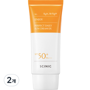 싸이닉 엔조이 데일리 선크림 SPF50+ PA++++, 2개, 50ml