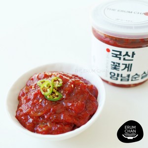 [이룸찬] 국산 꽃게 양념순살장, 300g, 1개