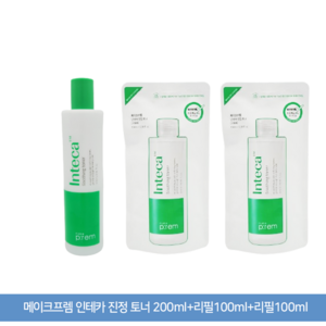 메이크프렘 인테카 진정 토너 200ml, 400ml, 1개