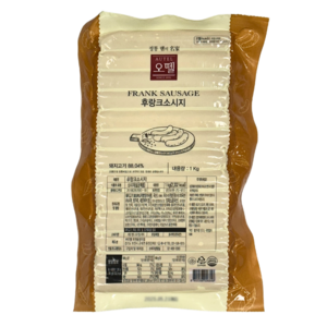 오뗄 후랑크 소시지 1kg, 4개