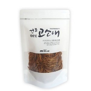 [모드니애] (1+1특가) 100% 국내산 친환경 식용밀웜 건조고소애 50g(총 2EA), 50g, 2개