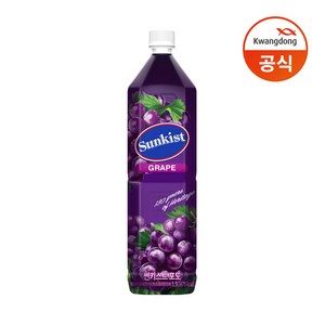 썬키스트 포도주스, 1.5L, 3개