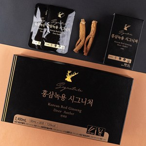 천제명 시그니처 홍삼액 6년근 홍삼녹용 80ml x 30포 + 쇼핑백, 30개