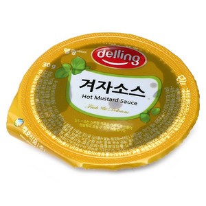 푸드올마켓_ 델링 일회용 겨자소스 한박스(30g x 100ea), 30g, 100개