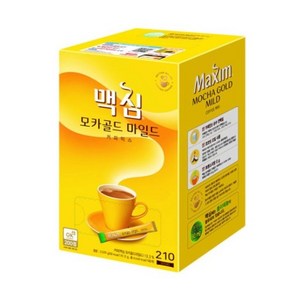 [맥심] 모카골드 마일드 커피믹스 210T, 12g, 210개입, 1개